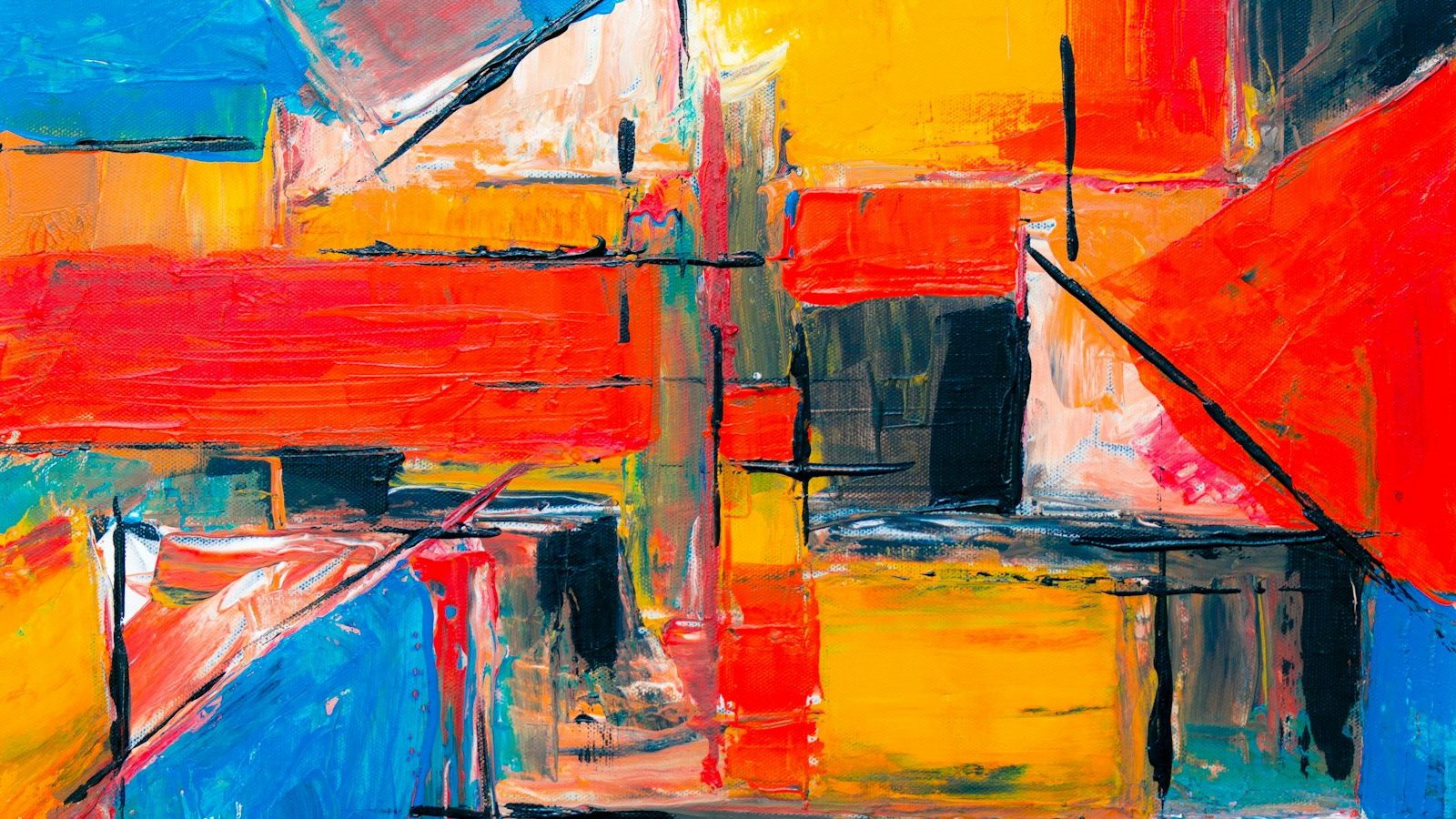Colourful abstract artwork